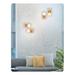 AllModern Ameswood 1 - Light Dimmable Flush Mounted Sconce Ceramic in White/Yellow/Brown | 9 H x 4.75 W x 6.25 D in | Wayfair