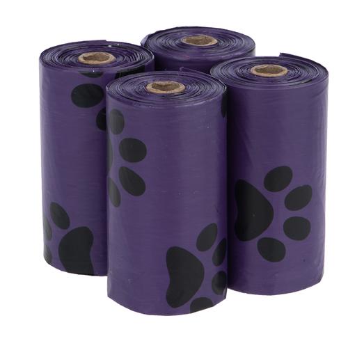 Hundekotbeutel mit Duft 12 Rollen à 15 Beutel lila, Lavendel Hund