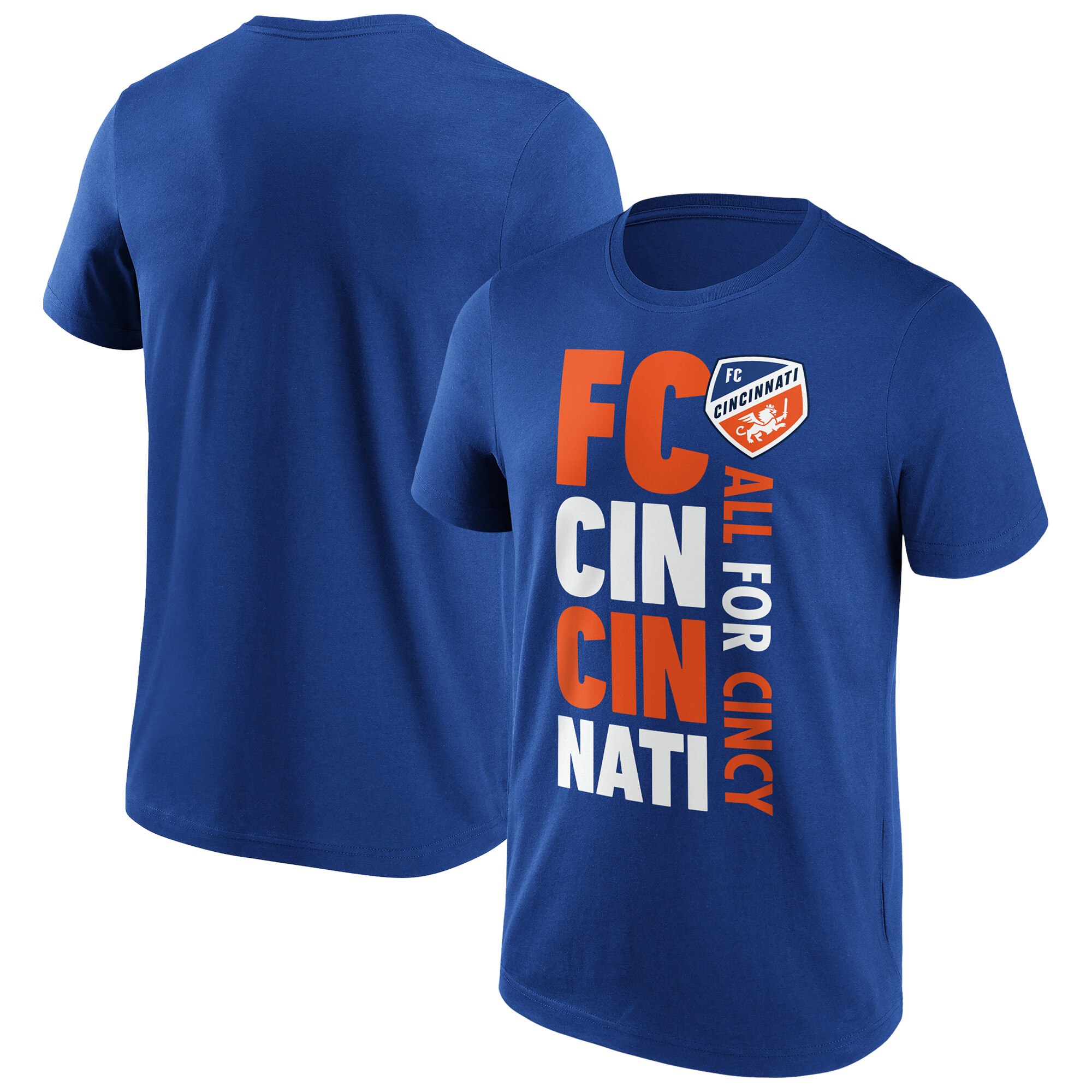 FC Cincinnati Statement Grafik T-Shirt Royal - Herren Image