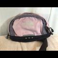 The North Face Bags | Nice The North Face Roo Pink Black & Gray Fanny Pack Sling Bag Pre-Owned | Color: Black/Pink | Size: Os