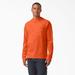 Dickies Men's Cooling Performance Sun Shirt - Bright Orange Size L (SL607)