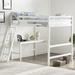 Viv + Rae™ Harold Full Platform Loft Bed w/ Built-in-Desk Wood in Gray | 69.4 H x 57 W x 79.13 D in | Wayfair 57EA452E442044A98CB2B2E772E89A3F