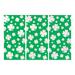 The Holiday Aisle® St. Patrick's Day Iridescent Backdrop Banner Plastic in Yellow | 0.25 H x 8.6 W x 8.6 D in | Wayfair