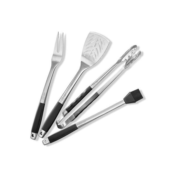 pure-grill-4pc-bbq-tool-utensil-grilling-tool-set-steel-in-brown-gray-|-3.25-h-x-8.25-w-x-17.75-d-in-|-wayfair-bbq-tl-u22/