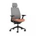 Steelcase Series 2 3D Microknit Airback Task Chair w/ Headrest Upholstered in Green/Black/Brown | 53 H x 27 W x 22 D in | Wayfair