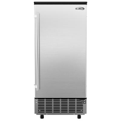 15 in. W 25 lb. Free standing Ice Maker in Stainless Steel