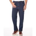 Blair Men's John Blair Flex Relaxed-Fit Side-Elastic Jeans - Blue - 38