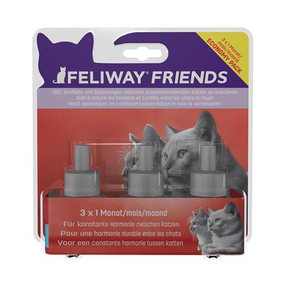 Feliway Friends Nachfüllflakon Vorteilspack f.Kat. 3x48 ml Lösung für einen Vernebler Image