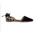 Anthropologie Shoes | Anthropologie Gee Wawa Suede Flat Leopard Print | Color: Silver | Size: 7