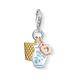 Thomas Sabo – Thomas Sperren Frakfurter Bembel Charm Silber Lichter Gold/Bezel Blau Emaille 1154 – 548 – 1