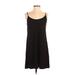 H&M Casual Dress - Mini Scoop Neck Sleeveless: Black Solid Dresses - Women's Size Small