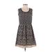 Rodarte for Target Casual Dress - A-Line: Black Brocade Dresses - Women's Size Small