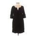 Gap Casual Dress - Shift: Black Solid Dresses - Women's Size 2