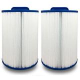 ClurTech 2 Pack Replacement Waterway Front Access Skimmer Aber Hot Tubs Filter in Blue/White | 7.625 H x 6 W x 6 D in | Wayfair FRX-6CH-940-2