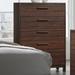 Steelside™ Pennard 5-drawer Chest Wood in Brown/Gray | 48.25 H x 33.5 W x 15.75 D in | Wayfair 682A3A90BD864A89BB316928B5CCA90D