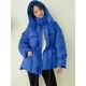 Fitaylor-Veste courte à capuche en plumes légères pour femme 90% duvet de canard blanc manteau