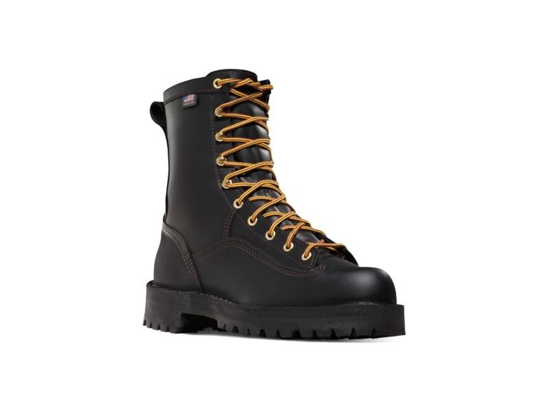 Danner Rain Forest 8in Boots Black 7.5D 14100-7-5D
