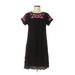 CATHERINE Catherine Malandrino Casual Dress - Shift: Black Solid Dresses - Used - Size Small