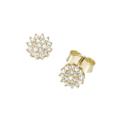 Luigi Merano Ohrstecker Blüte mit Brillanten, Gold 585 Onesize Weiss Damen Image