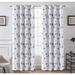 Gracie Oaks Buellton Floral Grommet Blackout Thermal Curtains Polyester in Gray | 84 H in | Wayfair 1CEE54917A014E2CBD2FEAE7A714420C