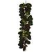 The Holiday Aisle® 60" Pinecone Holly Red Berry Garland Silk in Green | 60 H x 5 W x 12 D in | Wayfair 1610F27ECE5C4FF98B65FA727C074D8B