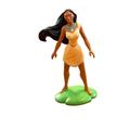 Disney Toys | Disney Pocahontas Glitter Cake Toper Figure 4" Tall | Color: Silver | Size: 4"