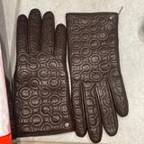 Coach Accessories | Brand New - Never Worn Vintage Coach 1968 Leather Gloves, With Cashmere Lining | Color: Brown | Size: 6 1/2 (S)