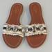Kate Spade Shoes | Kate Spade Jeweled Slide Sandals 7.5 | Color: Black/White | Size: 7.5