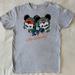 Disney Shirts | Disney Pop Tees Mickey And Minnie Stay Connected Gaming Shirt Size Medium | Color: Gray/Red | Size: M