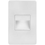 Bella 3" Wide White Rectangular LED Outdoor Step Light