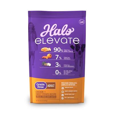 Halo Elevate Dog Grain Free Chicken Recipe Dry Food, 20 lbs.
