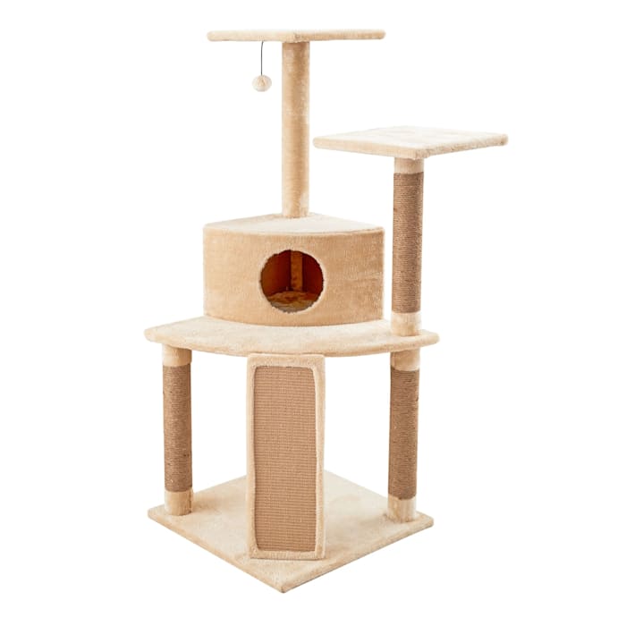 Two by Two Poplar Cat Tree, 22" H