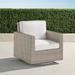 Small Palermo Swivel Lounge Chair with Cushions in Dove Finish - Dune - Frontgate