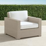 Palermo Lounge Chair with Cushions in Dove Finish - Cara Stripe Cobalt, Standard - Frontgate