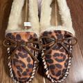 J. Crew Shoes | Brand New J Crew Leopard Print Slippers | Color: Black/Brown | Size: 8