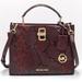 Michael Kors Bags | Michael Kors Penelope Medium Top Handle Satchel | Color: Black/Red | Size: Medium