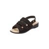 Wide Width Women's The Sutton Sandal By Comfortview by Comfortview in Black (Size 9 W)