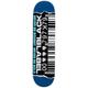 Barcode Ripped Skateboard Deck 8.25 x 32.12