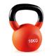 Bestfor 16kg Cast Iron Neoprene Coated Kettlebells, Ideal for Home Gym Exercise Training Weights for Fitness and Strength, Easy Grip Kettlebell Anti Roll Design 16 kg Weight.