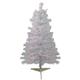 Northlight Seasonal 3' Pre-lit Rockport White Pine Artificial Christmas Tree Pink Lights in Green/Pink | 36 H x 22 W in | Wayfair