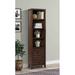 The Twillery Co.® Mentone 84" H x 22" W Standard Bookcase Wood in Brown | 84 H x 22 W x 12.5 D in | Wayfair 08C49553F40B411FA1F288FA8A636949