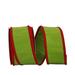 The Holiday Aisle® Ribbon, Polyester in Red/Green | 3.5 H x 4.25 W x 4.25 D in | Wayfair 92A67D6DC5624C7D962512F3FA7FC9A1