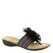 Minnetonka Tricia - Womens 7 Black Sandal Medium