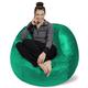 Sofa Sack XL-Das Neue Komforterlebnis Sitzsack mit Memory Schaumstoff Füllung-Perfekt zum Relaxen im Wohnzimmer oder Kinderzimmer-Samtig weicher Velour Bezug in Aquamarin