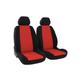 CARAUTO Housse de siège universelle Kit avant : 2 sièges (avant) - Maille polyester Rouge (Ref: 01012876)