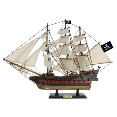 Wooden Calico Jack's The William Black Sails Limited Model Pirate Ship - 26"