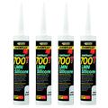 Everbuild 4 X 700TBR PVCU and Roofing Silicone Sealant 700T C3 - Brown