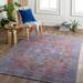 Tabina 2'7" x 10' Traditional Washable Updated Traditional Light Gray/Dark Purple/Taupe/Dark Gray/Multi Brown/Camel/Teal/Mauve/Blue/Sky Blue/Plum Washable Runner - Hauteloom