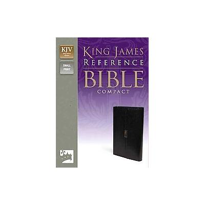 Holy Bible - King James Version, Black, Premium Leather-look, Compact Reference Bible (Hardcover - Z