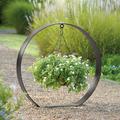 Ellipse Hanging Planter Sculpture - Bronze - Grandin Road